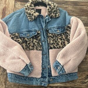 Sherpa Jean Jacket